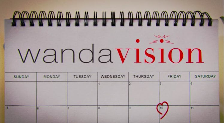 The Episode 7 calendar in WandaVision