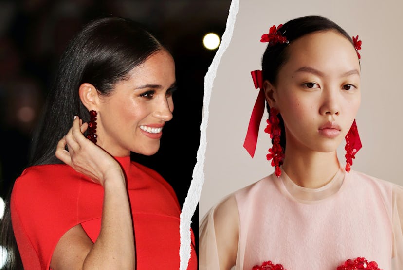 Simone Rocha X H&M Has A Great Dupe Of Meghan Markle & Kate Middleton's Go-To Earrings