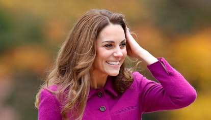 Catherine, Duchess of Cambridge arrives to open 'The Nook' Children's Hospice on November 15, 2019 i...