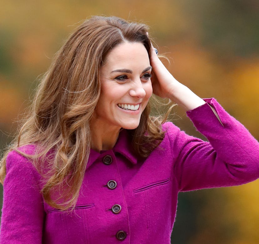 Catherine, Duchess of Cambridge arrives to open 'The Nook' Children's Hospice on November 15, 2019 i...