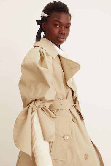 H&M x Simone Rocha Puff-Sleeved Trenchcoat