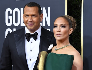 ARod and JLo at the Golden Globes