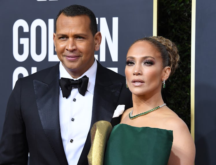 ARod and JLo at the Golden Globes