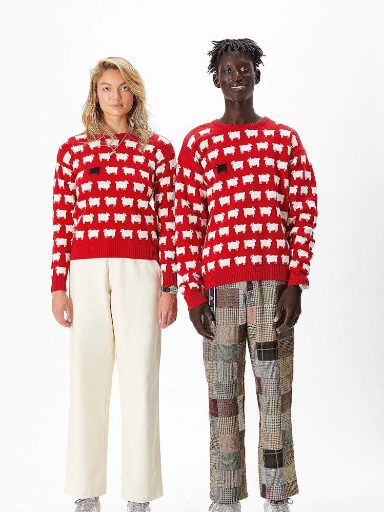 Rowing Blazers x Warm & Wonderful Diana sheep sweater