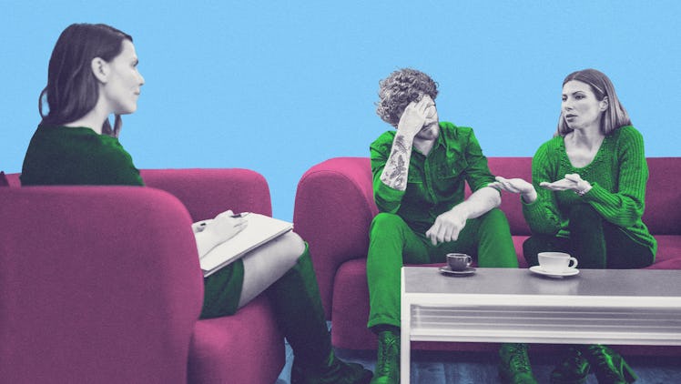 A couple at their couples therapy