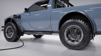 The Electric Wolf is an electric pickup truck unveiled by Alpha Motor, a new electric car company wi...