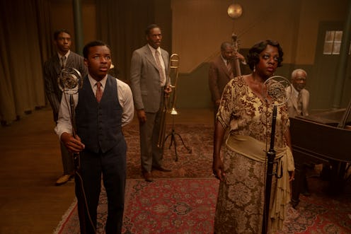 Viola Davis, Chadwick Boseman, and other cast members from 'Ma Rainey's Black Bottom.'