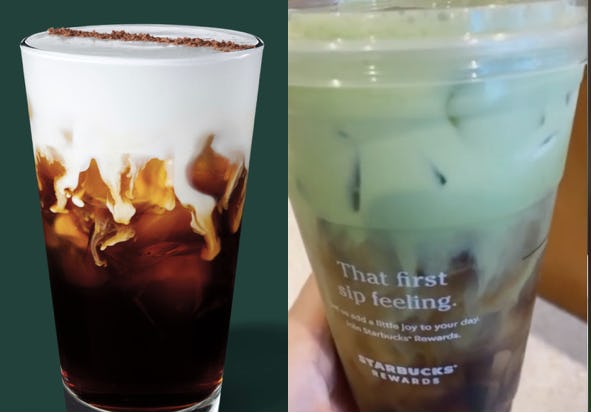 These Starbucks Cold Brew Hacks Include Cold Foam & A Matcha Cold Brew