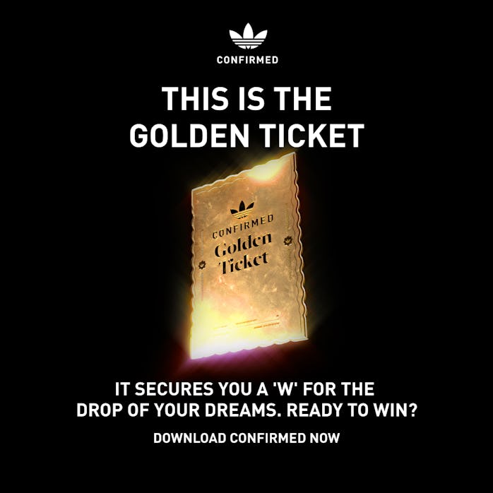 Adidas Confirmed Golden Ticket