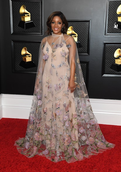 In this image released on March 14, Mickey Guyton attends the 63rd Annual GRAMMY Awards at Los Angel...