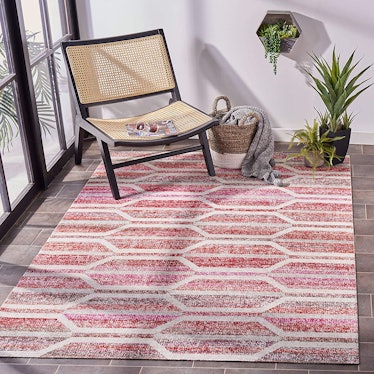 Montage Collection Boho Indoor Outdoor Area Rug