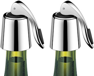 ERHIRY Stainless Steel Wine Bottle Stopper (2-Pack)