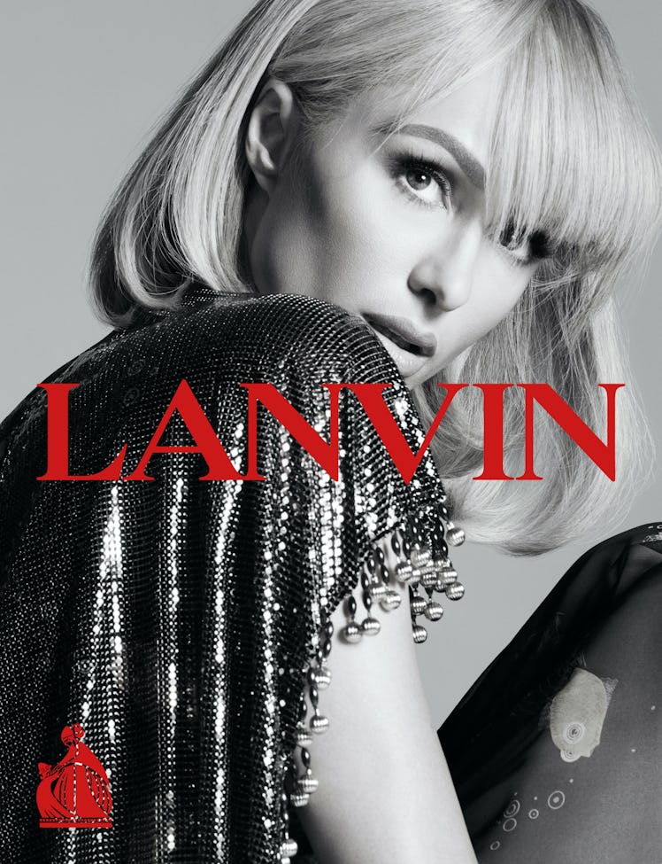 Paris Hilton in a Lanvin campaign