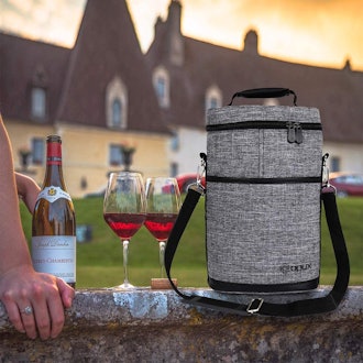 OPUX Two-Bottle Wine Tote Carrier