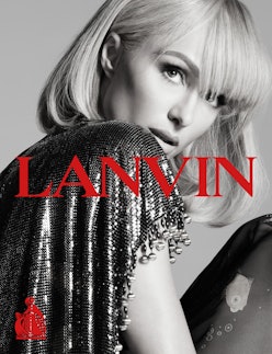 Paris Hilton in the new LANVIN campaign.