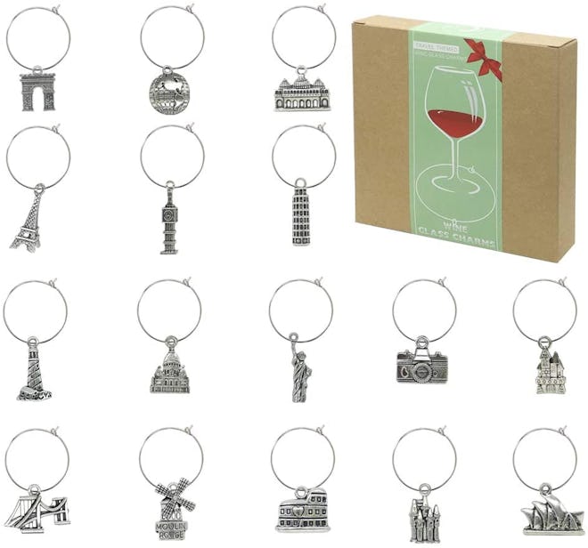 ZOSCO Wine Glass Charms (Set Of 16)