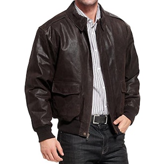 Landing Leathers Air Force A-2 Leather Bomber Jacket
