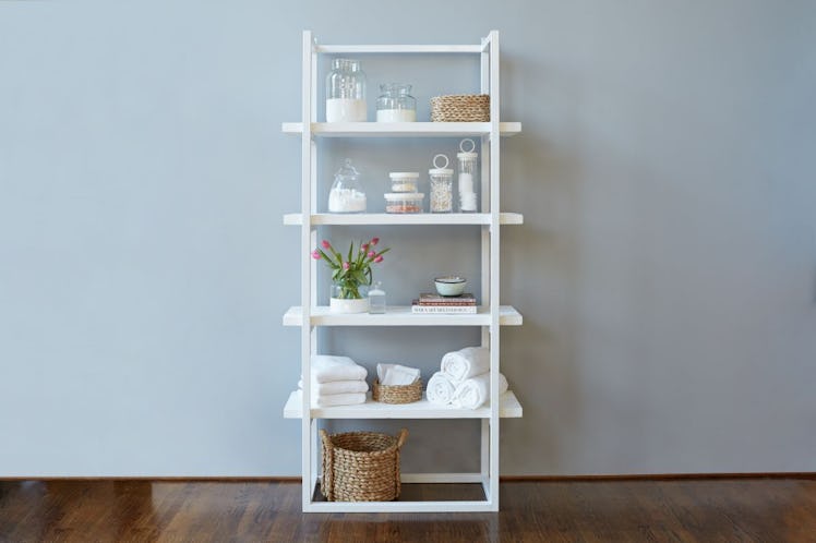 Pantry Shelf Unit White with White Shelves