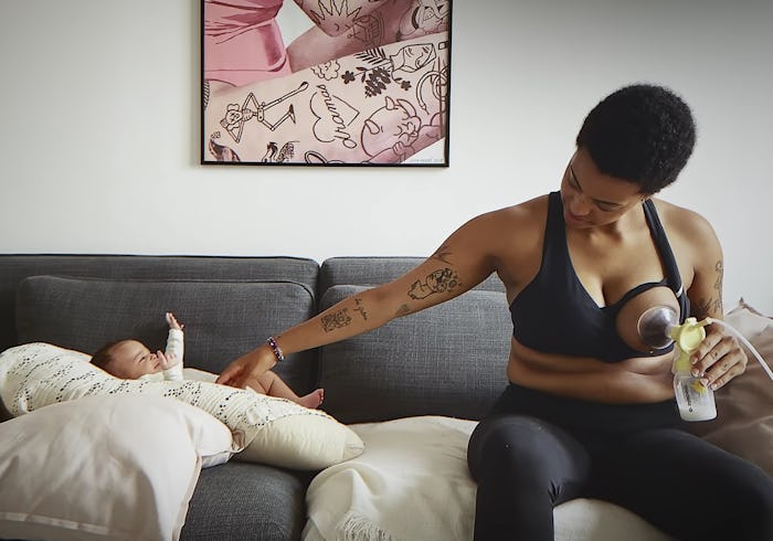 A new ad for Nike's maternity line celebrates pregnant and breastfeeding athletes.