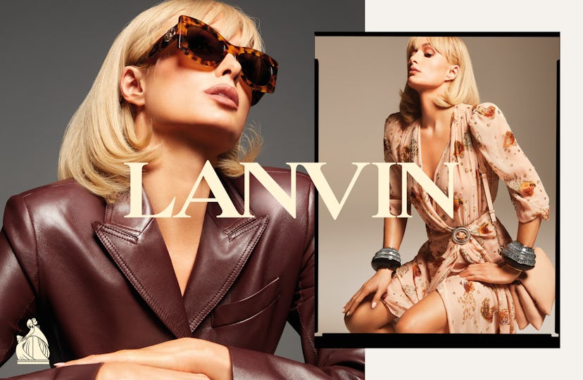 Paris Hilton in the new LANVIN campaign.