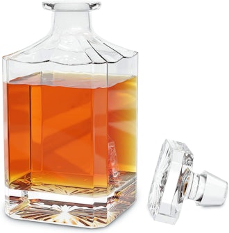 Fine Occasion Crystal Glass Whiskey Decanter