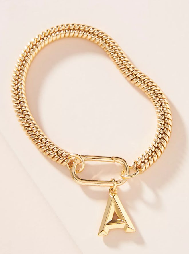 Monogram Linked Chain Bracelet