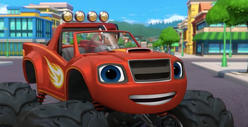 Watch 'Blaze and the Monster Machines' with your car-loving kid.