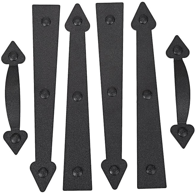 AntiqueSmith Magnetic Faux Garage Hinges (Set of 6)