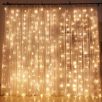 Twinkle Star Curtain String Lights 