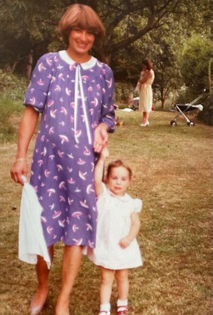 Kate Middleton in a throwback photo with her mom.