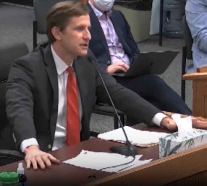 Brandon Boulware testified on behalf of trans girls in Missouri, urging lawmakers to vote against Ho...