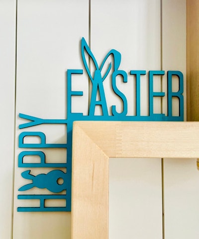 Easter Door Corner Sign