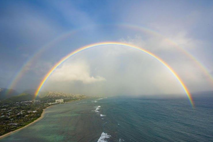 Rainbow over east Oahu.