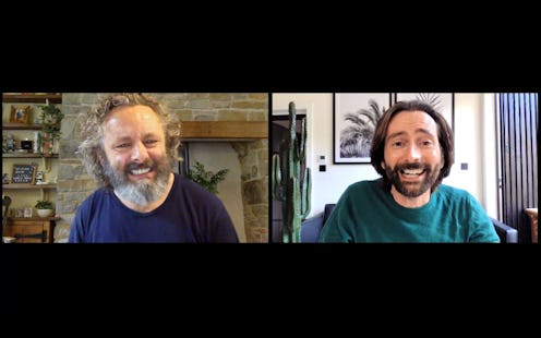 michael sheen and david tennant on staged