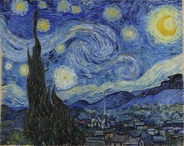 The Vincent Van Gogh painting Starry Night
