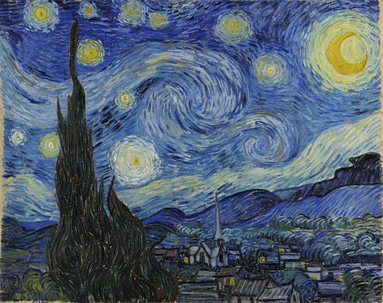 The Vincent Van Gogh painting Starry Night