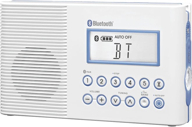 Sangean Portable Bluetooth Shower Radio 