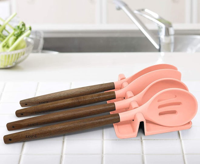 Zulay Silicone Utensil Rest With Drip Pad