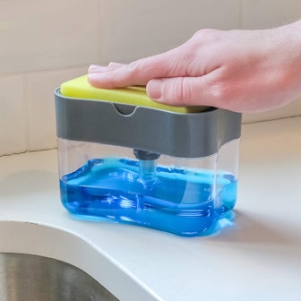 S&T INC. Soap Dispenser and Sponge Holder