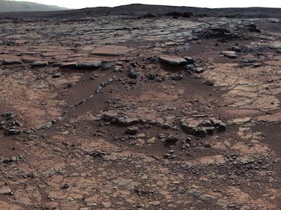 The surface of Mars as seen from the Curiosity rover