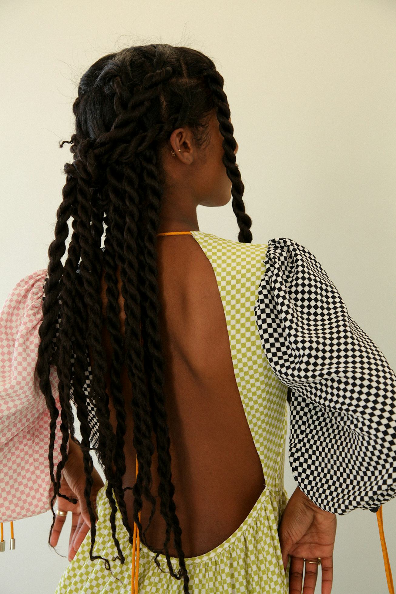 Kkco open-back dress.