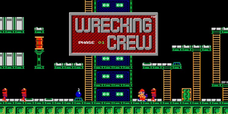 wrecking crew nes mario retro switch online