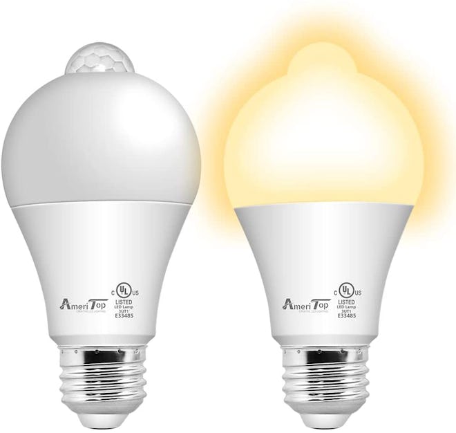 AmeriTop Motion Sensor Light Bulb (2-Pack)