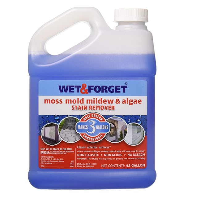 Wet & Forget Moss Mold Mildew & Algae Stain Remover, 64 Oz.