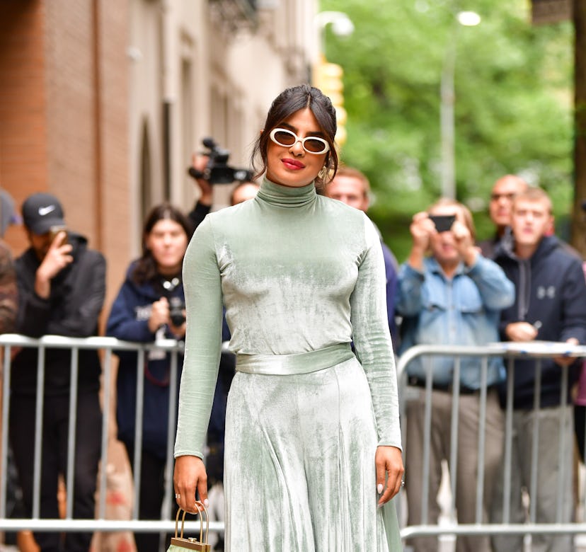 Priyanka Chopra leaves ABC's "The View" on October 8, 2019 in New York City. 