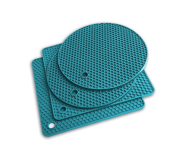 Q's INN 7 in 1 Multi-Purpose Pot Holders and Silicone Trivet Mats
