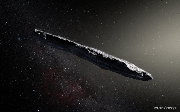 NASA / artist's rendering of 'Oumuamua