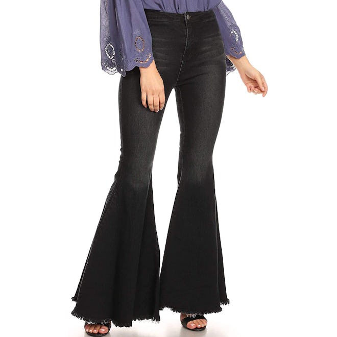 Anna-Kaci High-Waist Bell-Bottom Jeans