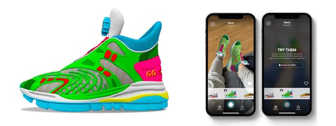 Gucci Virtual 25 Ar Sneakers