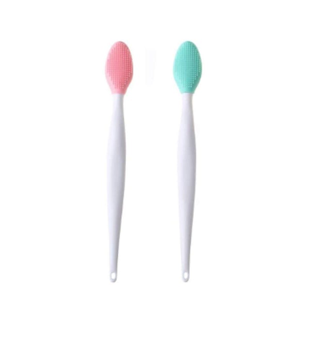 YOUKOOL Double-Sided Silicone Exfoliating Lip Brush